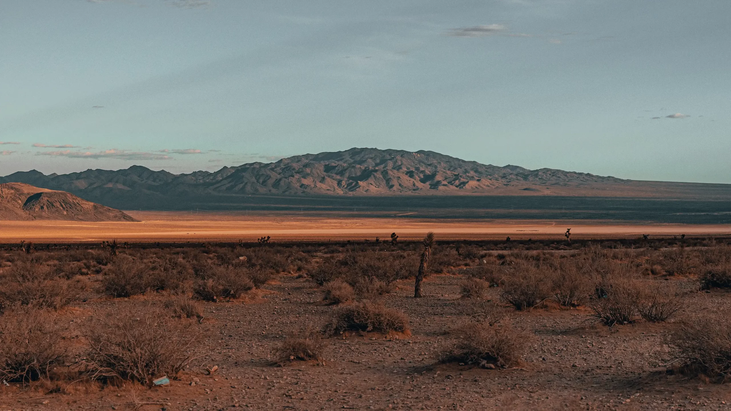 Desert landscape near Las Vegas