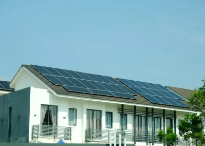 Home solar panel installation